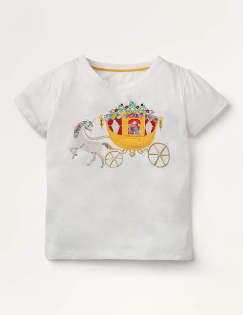 Novelty Royal T-shirt - Ivory Carriage Novelty Royal T-shirt - Ivory Carriage