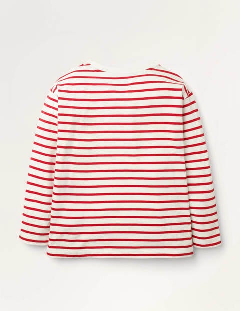 Heraldic Pocket Breton - Ivory/Rockabilly Red Heraldic Pocket Breton - Ivory/Rockabilly Red