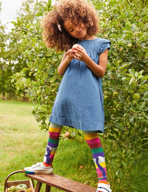 Fun Appliqué Leggings - Multi Stripe Cat Fun Appliqué Leggings - Multi Stripe Cat