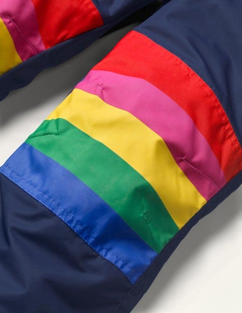 Wasserdichte Allwetterhose - Schuluniform-Navy, Regenbogen Wasserdichte Allwetterhose - Schuluniform-Navy, Regenbogen