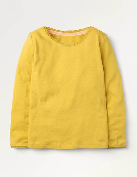 Supersoft Pointelle T-shirt - Honeycomb Yellow Supersoft Pointelle T-shirt - Honeycomb Yellow