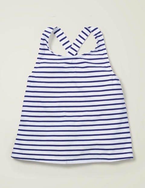 Cross-back Vest - White/Indigo Navy Stripe Cross-back Vest - White/Indigo Navy Stripe