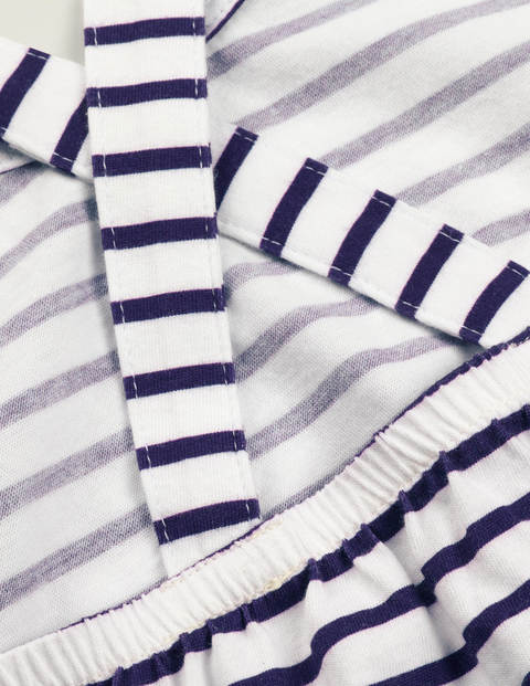 Cross-back Vest - White/Indigo Navy Stripe Cross-back Vest - White/Indigo Navy Stripe