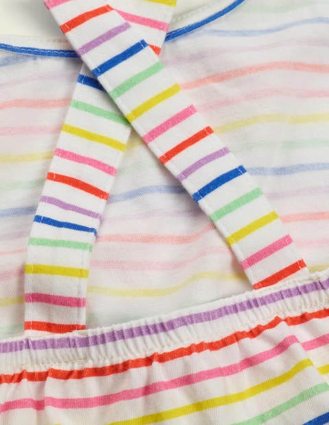 Cross-Back Tank - Multi Rainbow Stripe Cross-Back Tank - Multi Rainbow Stripe