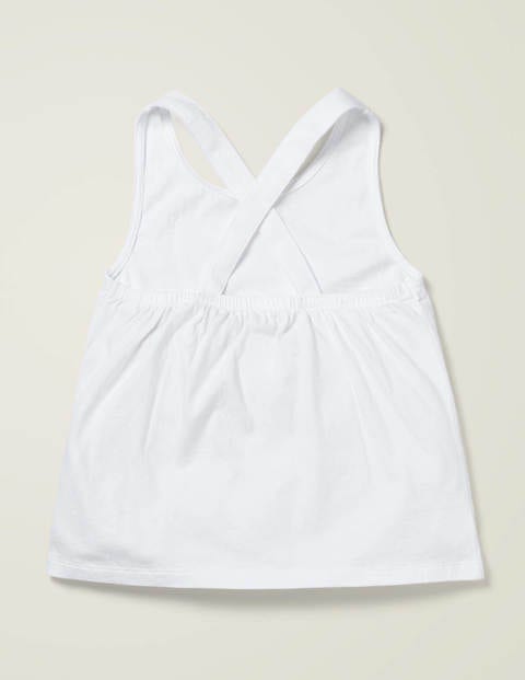 Cross-Back Vest - White Cross-Back Vest - White