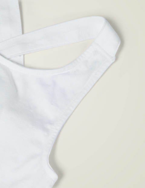 Cross-Back Vest - White Cross-Back Vest - White
