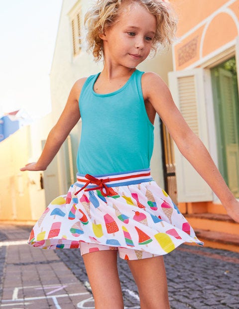 Jupe-short en jersey - Glaces multi Jupe-short en jersey - Glaces multi