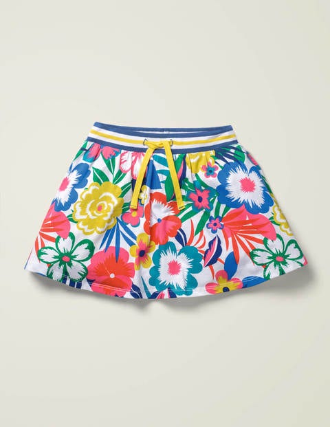 Jersey Skort - Multi Tropical Bloom Jersey Skort - Multi Tropical Bloom