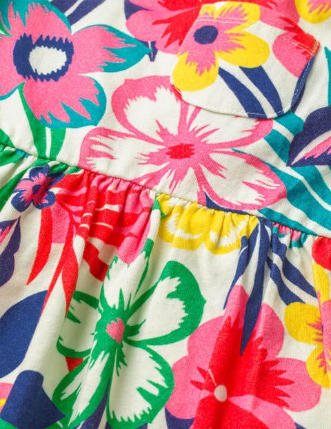 Fun Jersey Dress - Multi Tropical Bloom Fun Jersey Dress - Multi Tropical Bloom