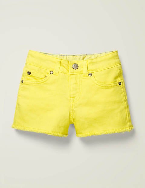 Denim Shorts - Lemon Zest Yellow Denim Shorts - Lemon Zest Yellow