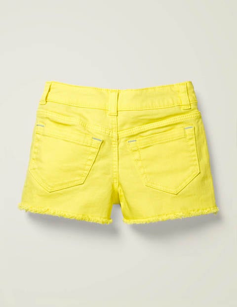 Denim Shorts - Lemon Zest Yellow Denim Shorts - Lemon Zest Yellow