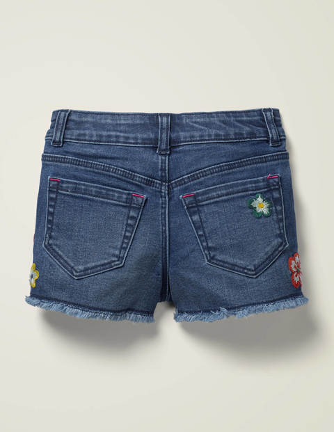 Short en jean - Denim floral vintage moyen Short en jean - Denim floral vintage moyen