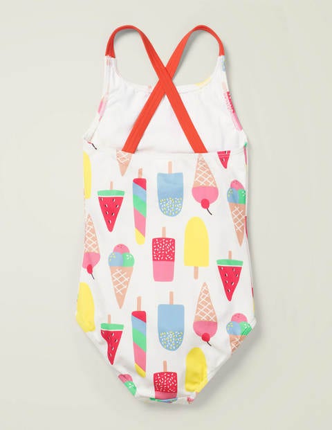 Cross-back Swimsuit - Multi Ice Creams Cross-back Swimsuit - Multi Ice Creams