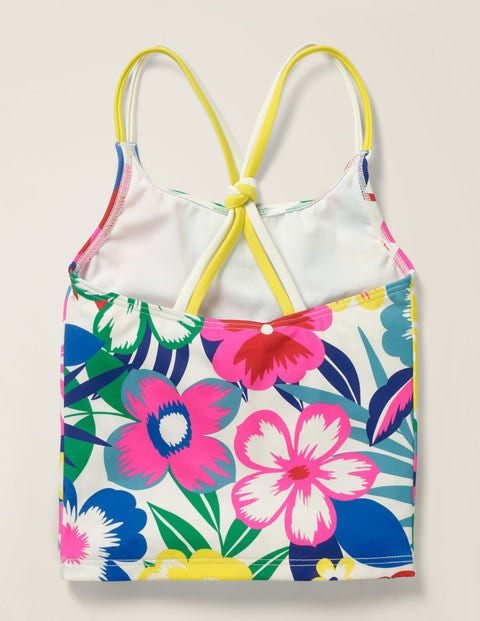 Patterned Tankini Top - Multi Tropical Bloom Patterned Tankini Top - Multi Tropical Bloom