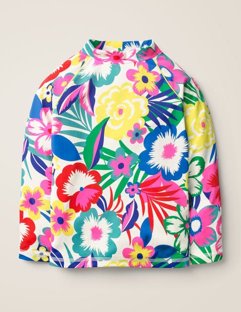 Long-Sleeved Rash Vest - Multi Tropical Bloom Long-Sleeved Rash Vest - Multi Tropical Bloom