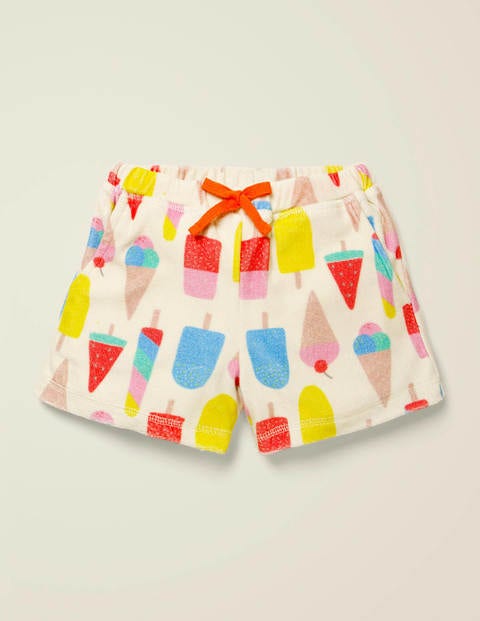 Towelling Shorts - Multi Ice Creams Towelling Shorts - Multi Ice Creams