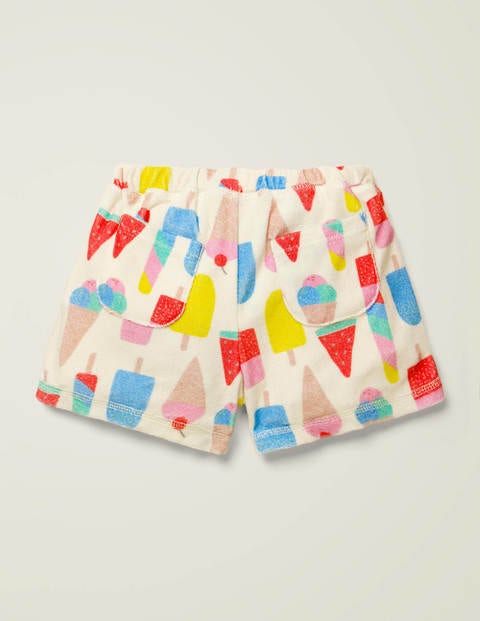 Towelling Shorts - Multi Ice Creams Towelling Shorts - Multi Ice Creams