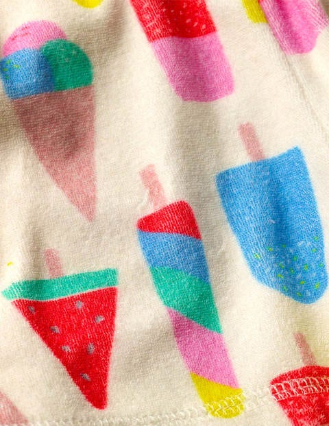 Towelling Shorts - Multi Ice Creams Towelling Shorts - Multi Ice Creams