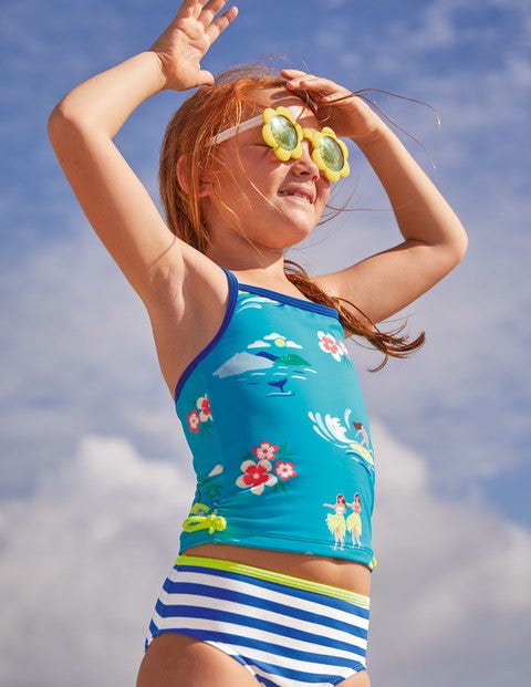 patterned bikini