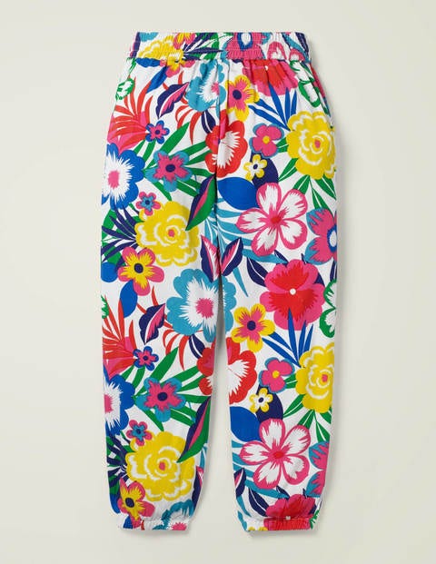 Relaxed Woven Trousers - Multi Tropical Bloom Relaxed Woven Trousers - Multi Tropical Bloom