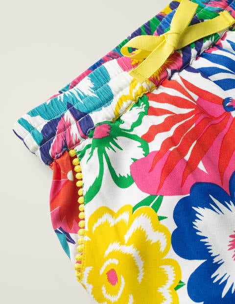 Relaxed Woven Trousers - Multi Tropical Bloom Relaxed Woven Trousers - Multi Tropical Bloom