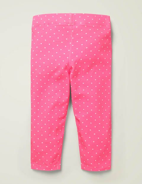 Fröhliche Kurze Leggings - Helles Pink, Pünktchen Fröhliche Kurze Leggings - Helles Pink, Pünktchen