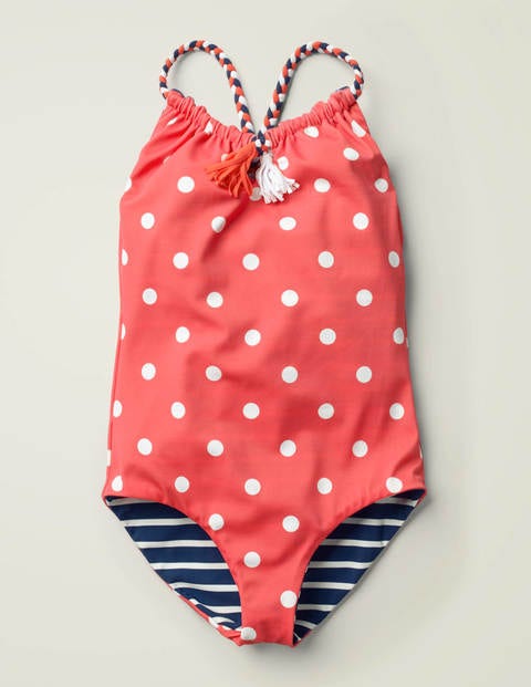 Reversible Swimsuit - Deep Sea Blue/ Spot Reversible Swimsuit - Deep Sea Blue/ Spot