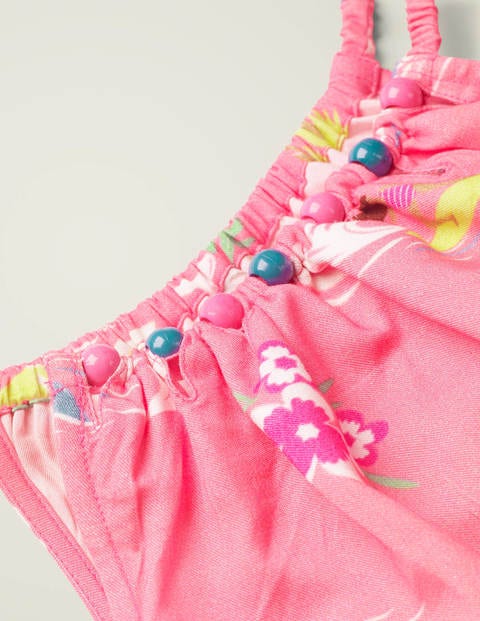 Combishort orné de perles - Motif Adventure Island rose limonade Combishort orné de perles - Motif Adventure Island rose limonade