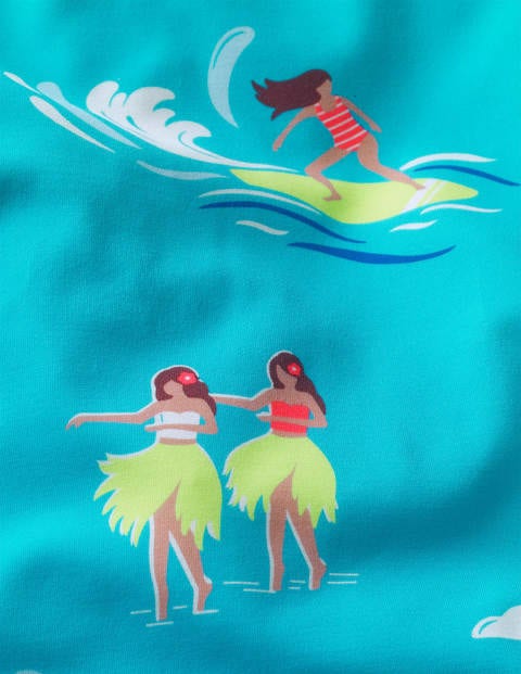 Ruched Tankini Set - Blue/Ivory Island Adventure Ruched Tankini Set - Blue/Ivory Island Adventure