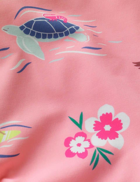 Ruched Tankini Set - Pink Lemonade Island Adventure Ruched Tankini Set - Pink Lemonade Island Adventure