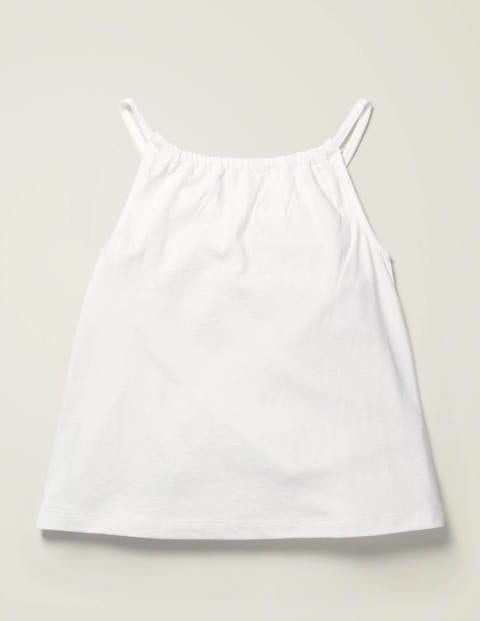 Jerseyoberteil mit Perlendetail - Weiß Jerseyoberteil mit Perlendetail - Weiß