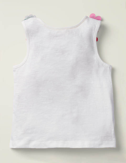 Flutter Flower Vest - White Flutter Flower Vest - White