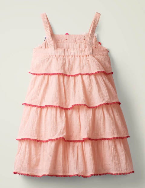 dusty pink baby girl dress
