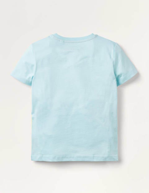 T-Shirt Mit Szenenmotiv - Corydalis Blue Beach T-Shirt Mit Szenenmotiv - Corydalis Blue Beach