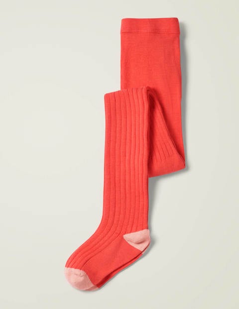 Ribbed Tights - Peach Melba Pink Ribbed Tights - Peach Melba Pink