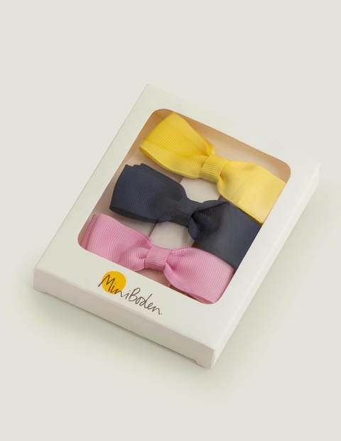 Haarclips Im 3Er-Pack - Bunte Schleifen Haarclips Im 3Er-Pack - Bunte Schleifen