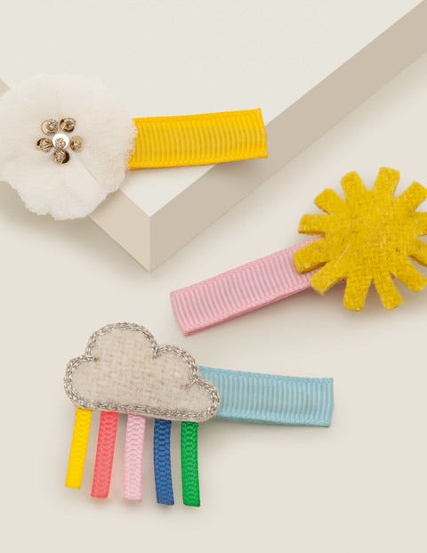 Haarclips im 3er-Pack - Sonnengelb Haarclips im 3er-Pack - Sonnengelb