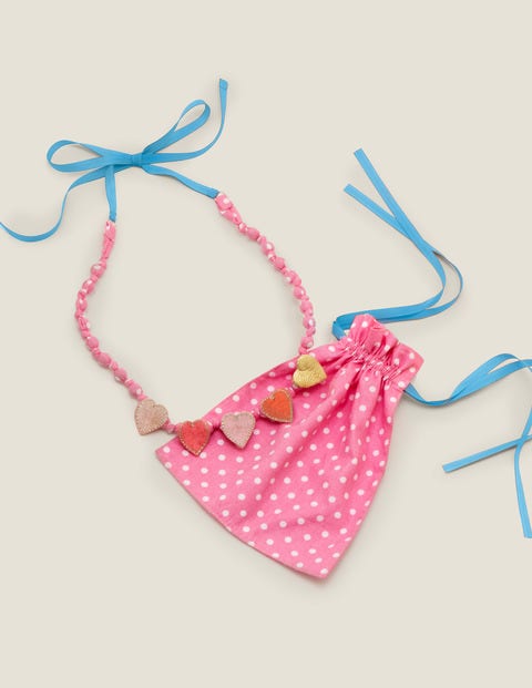 Stoffkette - Bunt, Herzen Stoffkette - Bunt, Herzen