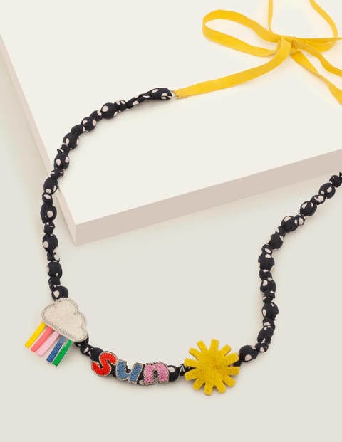 Fabric Necklace - Sunshine Fabric Necklace - Sunshine