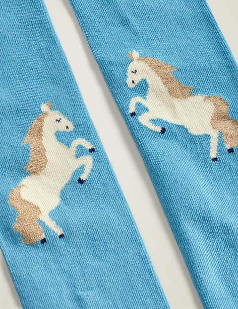 Patterned Tights - Cloudy Blue Patterned Tights - Cloudy Blue
