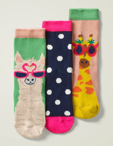 3 Pack Socks - Multi Animals 3 Pack Socks - Multi Animals