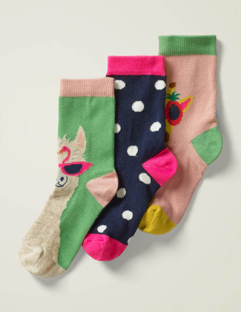 3 Pack Socks - Multi Animals 3 Pack Socks - Multi Animals