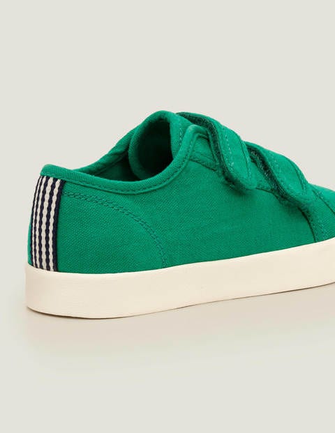 Leinenschuhe mit Klettverschluss - Alpengrün Leinenschuhe mit Klettverschluss - Alpengrün