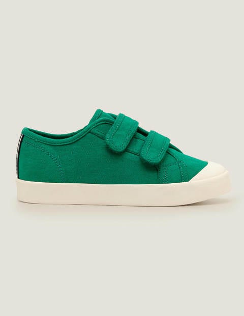 Leinenschuhe mit Klettverschluss - Alpengrün Leinenschuhe mit Klettverschluss - Alpengrün