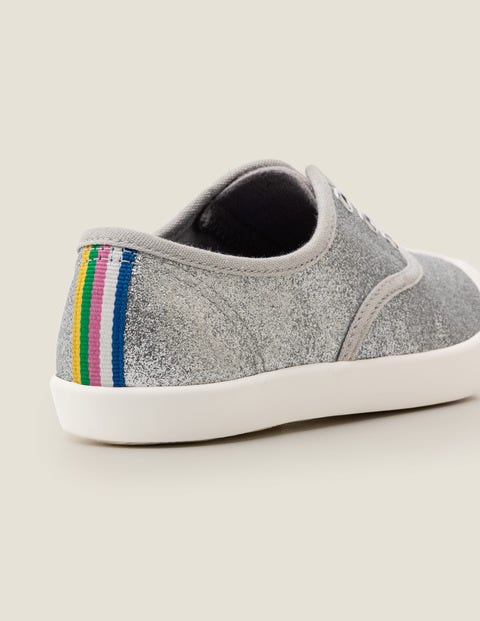 Chaussures sans lacets en toile - Pailleté argenté Chaussures sans lacets en toile - Pailleté argenté