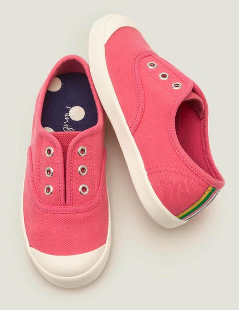 Leinenschuhe Ohne Schnürsenkel - Helles Pink Leinenschuhe Ohne Schnürsenkel - Helles Pink
