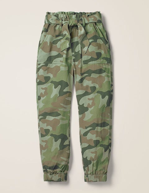 Hose Mit Taillenschnürung - Camouflage Hose Mit Taillenschnürung - Camouflage