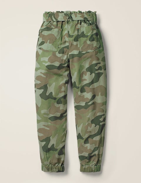 Hose Mit Taillenschnürung - Camouflage Hose Mit Taillenschnürung - Camouflage