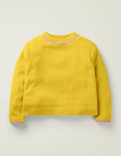 Textured Knit Jumper - Daffodil Yellow Textured Knit Jumper - Daffodil Yellow