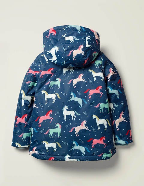 Sherpa-Lined Anorak - College Navy Unicorns Sherpa-Lined Anorak - College Navy Unicorns